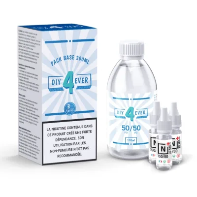 DIY4EVER - Alapfolyadék 200ml 50PG / 50VG - 3mg nikotin