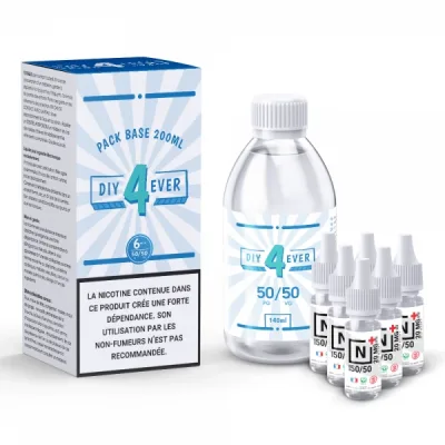 DIY4EVER - Alapfolyadék 200ml 50PG / 50VG - 6mg nikotin
